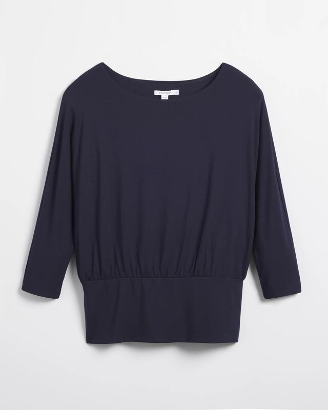 Touch of Cool Banded Hem Top - image 5